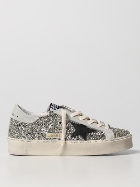 Hi Star Golden Goose glitter sneakers