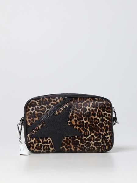Star Golden Goose leather crossbody bag