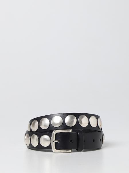 Golden Goose leather belt with studs